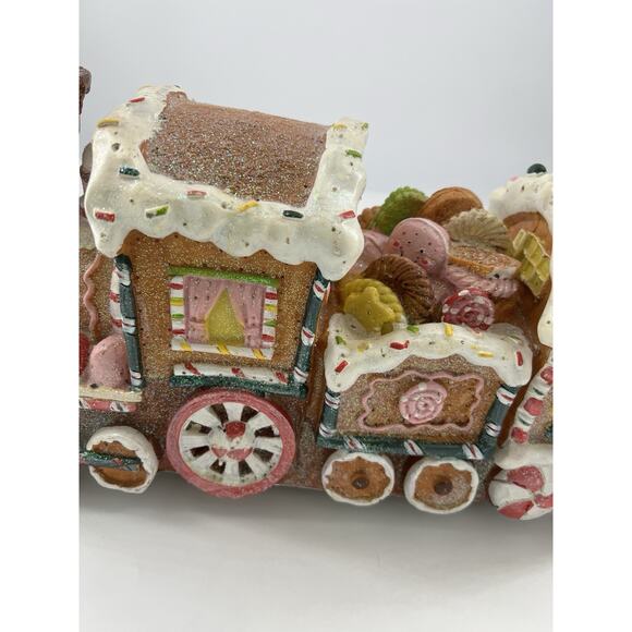 Cracker Barrel Fiber Optic Lighted Christmas Express Train Ginger Bread Holiday - Picture 7 of 16
